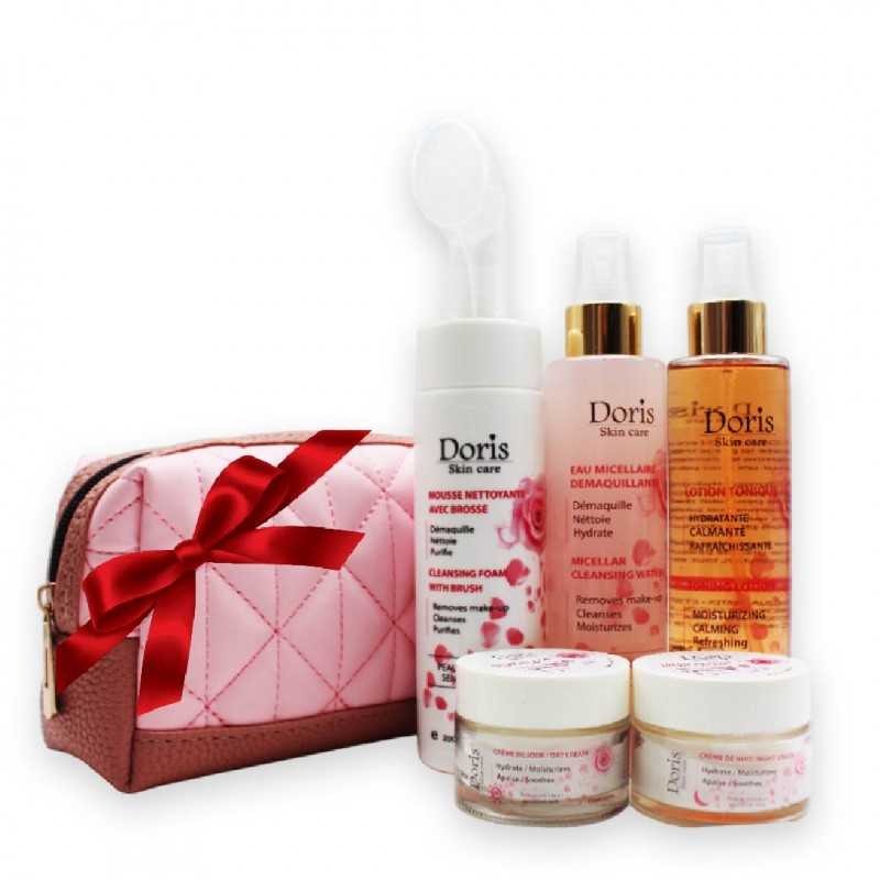 Pack Skin Care Doris Pour Peau Sensible + Trousse Multi Usage Gratuit