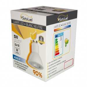 Ampoule SPOT LED SOTULED GU10 - 5W Blanc Ampoule SPOT LED SOTULED GU10 - 5W Blanc