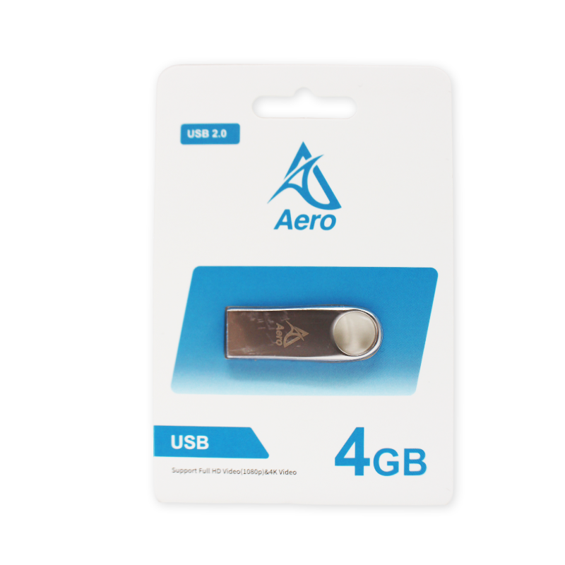 Flash Disque USB 2.0 AERO 4GB - 01 Silver