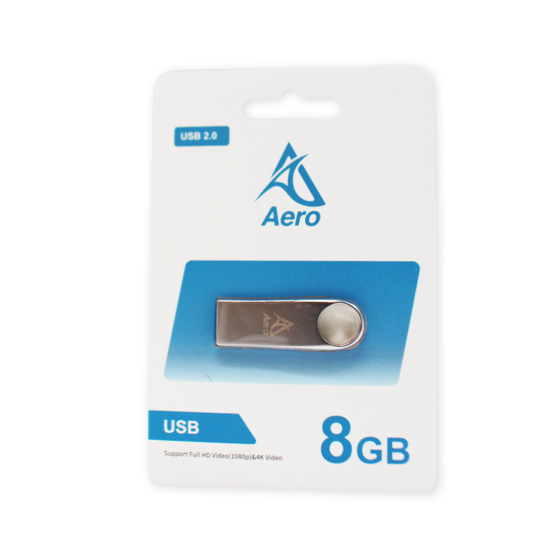 Flash Disque USB 2.0 AERO 8GB - 02 Silver