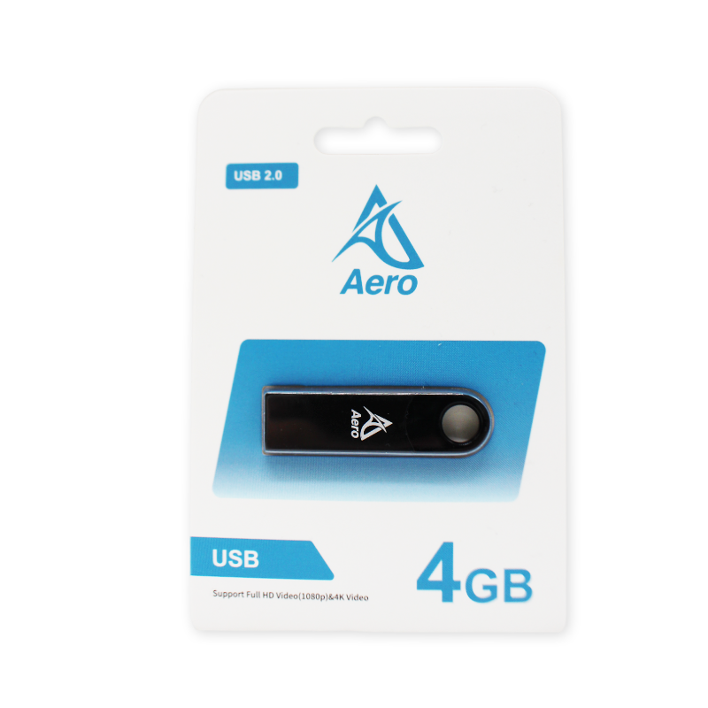 Flash Disque USB 2.0 AERO 4GB - 03 Black