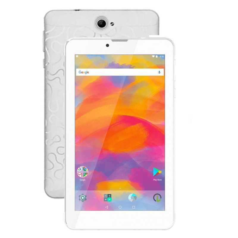Tablette LOGICOM Link 74 3G - 2G -16G - 7" - Wi-Fi - Blanc avec ETUI