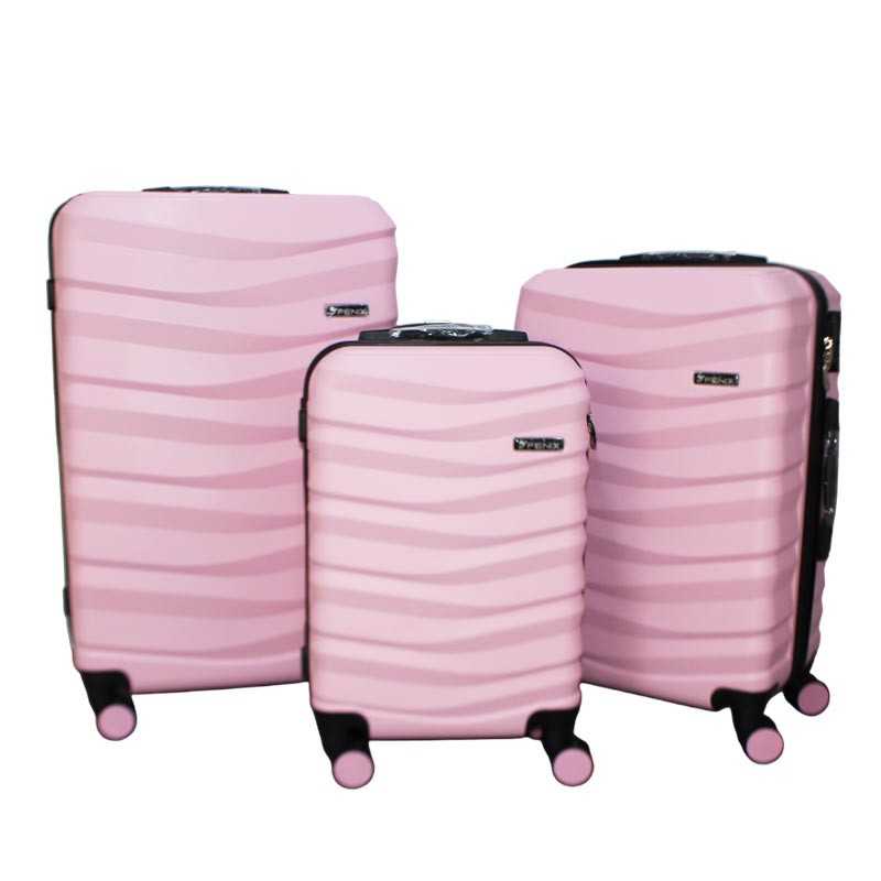 Set De Trois Valises  FENIX Avec Roues 360° V1 - Pink