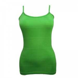 Tricot De Corps Pour Femme KAN Vert Pistache Rayé Blanc