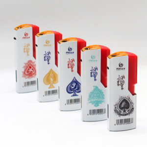 Lot de 50 Briquet Rechargeable Fashion Lighter FTW-107