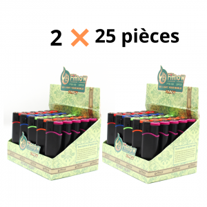 Lot de 50 Briquet Rechargeable Fashion Lighter FTW-109