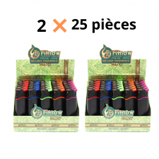 Lot de 50 Briquets Rechargeables Fashion Lighter FTW-109