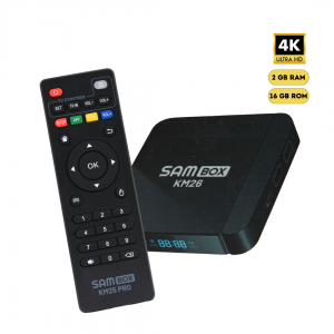 Box Android SAMBOX KM26 4K 2Go 16Go + 12 mois Matador et 12 mois Prince