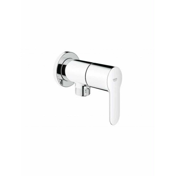 Mitigeur mural chromé moderne