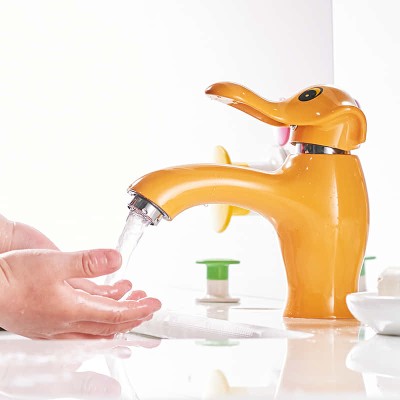 Robinet en forme de canard orange|Last Price Tunisie