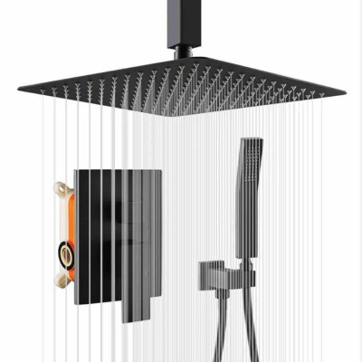 Kit Colonne de Douche Encastrée Noir | Last Price Tunisie