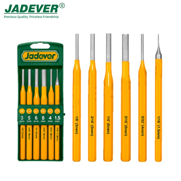Jeu de 6 chasse-goupilles JADEVER