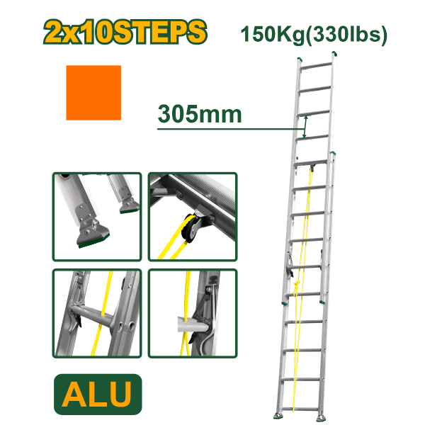 Échelle à Coulisse 2*10 JADEVER