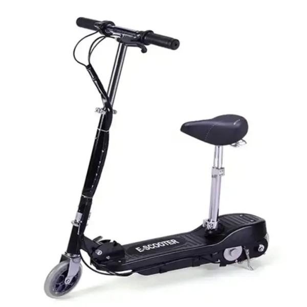 Trottinette électrique pour enfants avec siège Noir