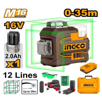Niveau Laser 12 Lignes 16V INGCO|Last Price Tunisie