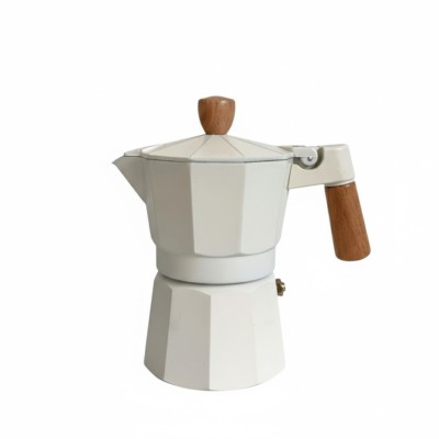 Cafetière italienne 3 Tasses Blanc |Last Price Tunisie