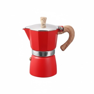 Cafetière italienne Moka 6 Tasses Rouge|Last Price Tunisie