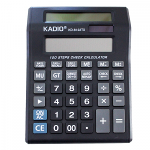 Calculatrice de Bureau Double écran avec piles et alimentation Sola...