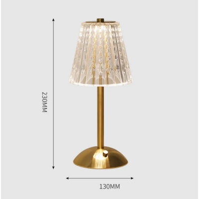 Lampe de table LED en cristal sans fil|Last Price Tunisie