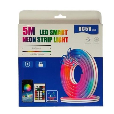 Ruban LED décoratif de 5 mètres avec télécommande|Last Price Tunisie