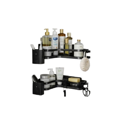 Étagère de Douche d'Angle-Noir|Last Price Tunisie