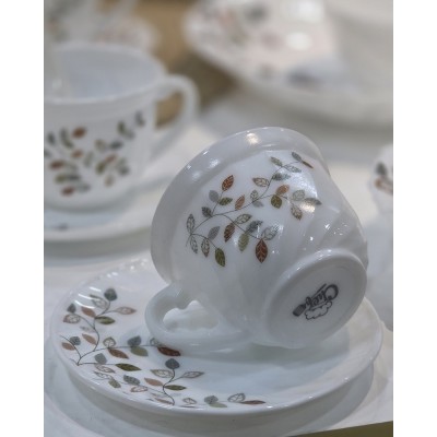 Service à table  44 pièces CHEF motif feuillage|Last Price Tunisie