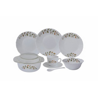 Service à table  44 pièces CHEF motif feuillage|Last Price Tunisie