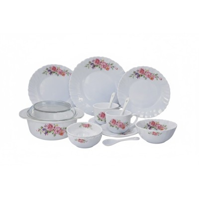 Service à table  44 pièces CHEF motif Fleur Violet |Last Price Tunisie