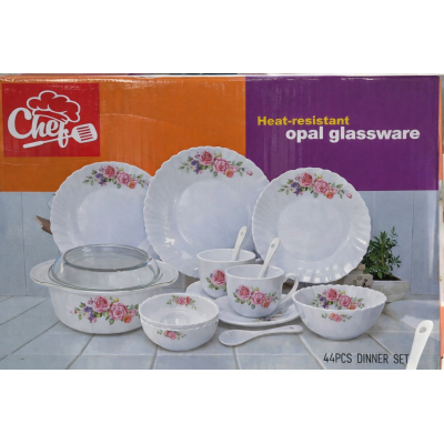 Service à table  44 pièces CHEF motif Fleur Violet |Last Price Tunisie