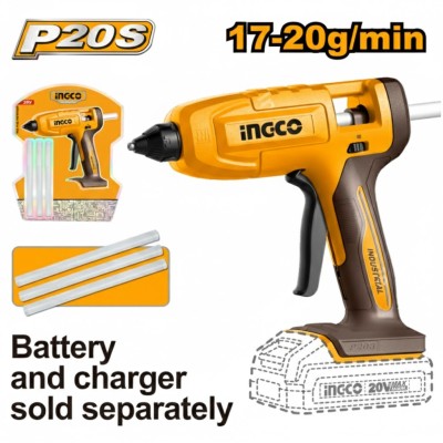 Pistolet à colle sans fil INGCO CGGLI2003|Last Price Tunisie