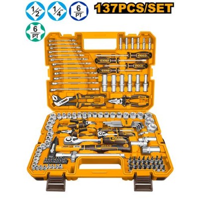 Coffret d'outils combinés de 137 pièces INGCO|Last Price Tunisie