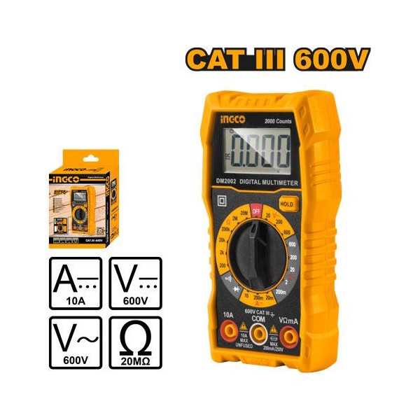 Multimètre digital 600V DM2002