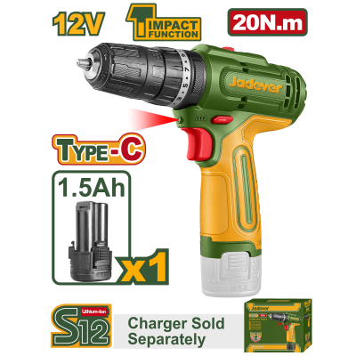 Perceuse sans fil 20N.m JADEVER |Last Price Tunisie