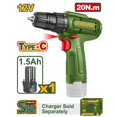 Perceuse sans fil 12V JADEVER|Last Price Tunisie