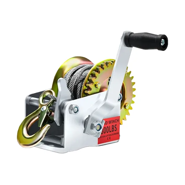 Treuil Manuel à Cliquet 800 lb avec Câble en Acier