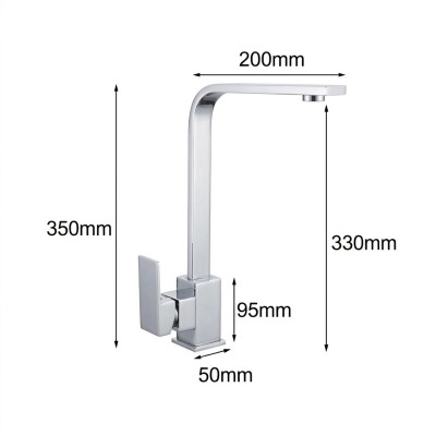 Robinet mitigeur cuisine en cuivre argent |Last Price Tunisie