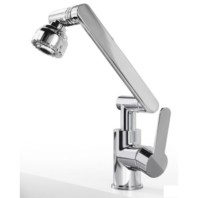 Robinet moderne à bras articulé Argent |Last Price Tunisie