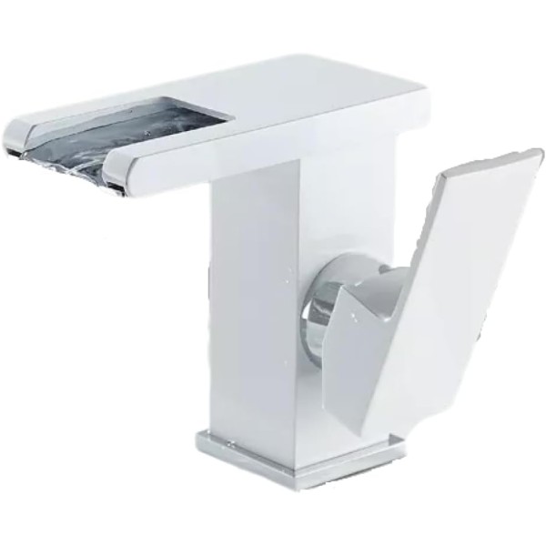 Robinet de salle de bain avec éclairage LED Blanc