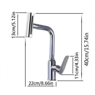 Robinet Cuisine Inox Pivotant Cascade|Last Price Tunisie