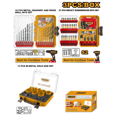 Ensemble De 3 Box d'accessoires INGCO|Last Price Tunisie