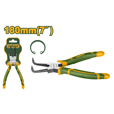 Pince à circlips Courbé 180mm JADEVER |Last Price Tunisie