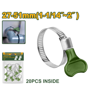 Colliers de Serrage à Papillon JADEVER (27-51mm)|Last Price Tunisie