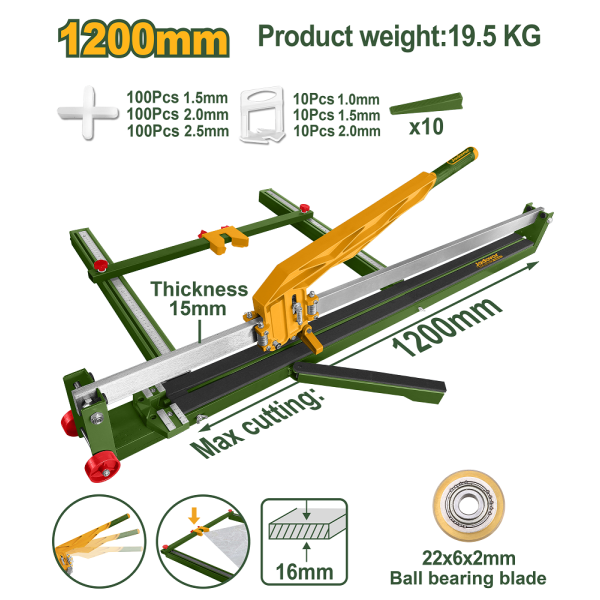 Coupe-carreaux 19.5KG JADEVER