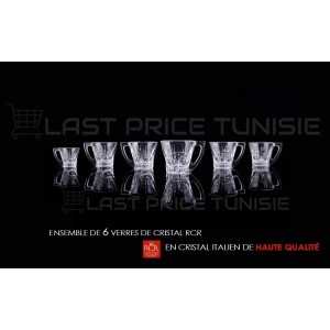 Pack de 12 verres en crystal RCR CARRARA - Vente en Ligne sur Last ...