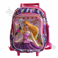 Sac à dos 3D BEAUTIFUL GIRL pour fillette