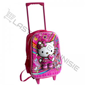 SAC A DOS KITTY 3D avec roulette POUR FILLETTE - Vente en Ligne sur...