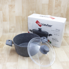 Marmite Granite 22cm Hascevher Gris