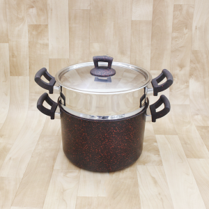 Couscoussier Granite Inox 24cm 8Litres Hascevher Noir - Vente en Li... Couscoussier Granite Inox 24cm 8Litres Hascevher Noir - Vente en Li...