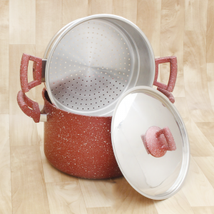 Couscoussier Granite Inox 24cm 8Litres Hascevher Rouge - Vente en L... Couscoussier Granite Inox 24cm 8Litres Hascevher Rouge - Vente en L...