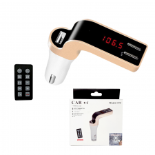 Kit Voiture Bluetooth Transmetteur 8en1 2Ports Usb + Commande